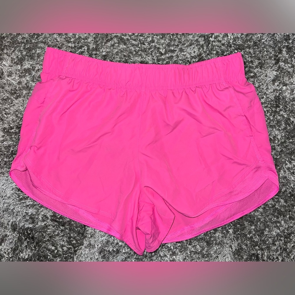 LIKE NEW! Athletic Works Pink Running Shorts with Liner, Size: L (12-14)